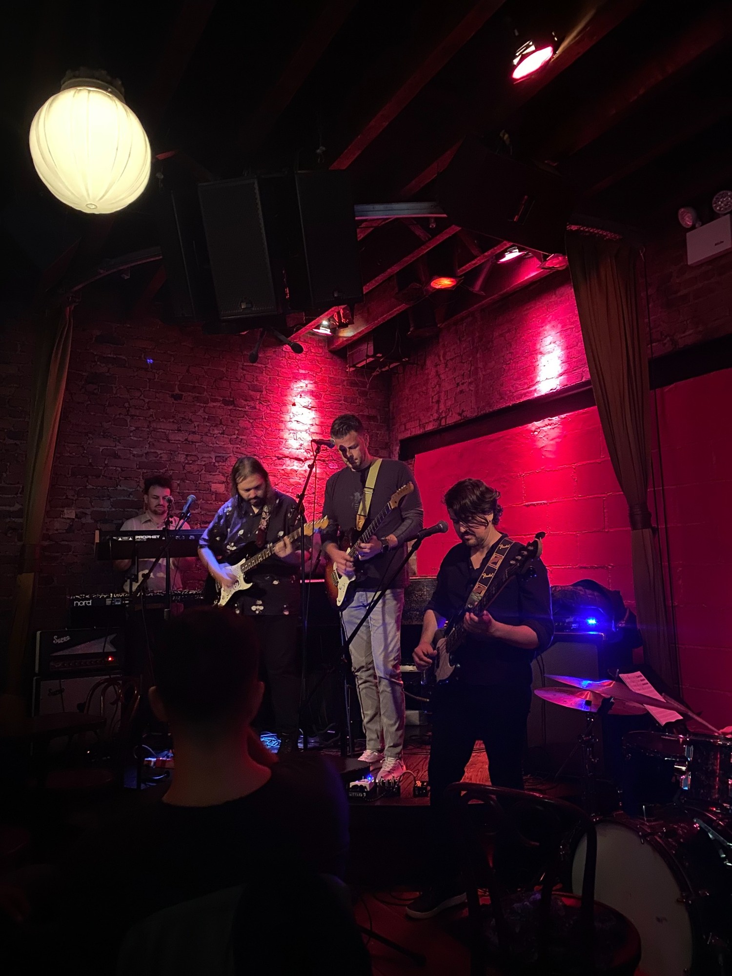 An intimate live performance at Rockwood Music Hall